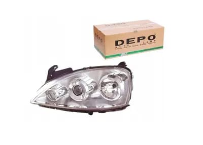 Opel Combo C Sol Mercekli Far Depo