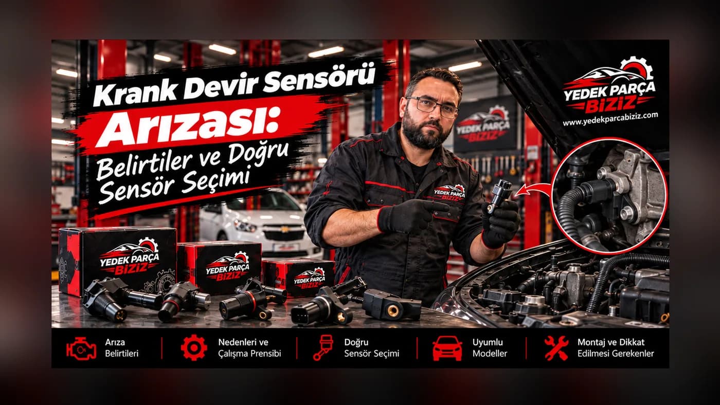 Krank Devir Sensörü Arızası: Belirtiler ve Doğru Sensör Seçimi