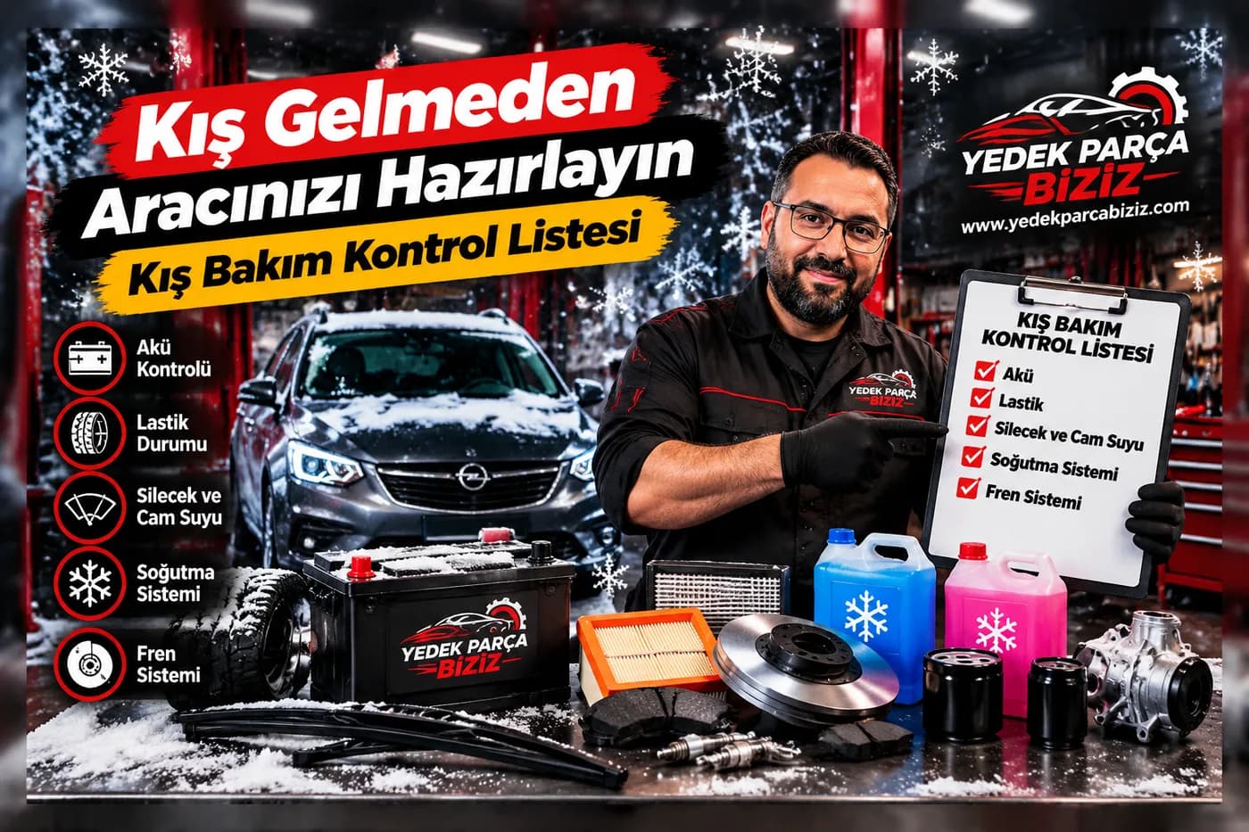 Kış Gelmeden Aracınızı Hazırlayın: Kış Bakım Kontrol Listesi