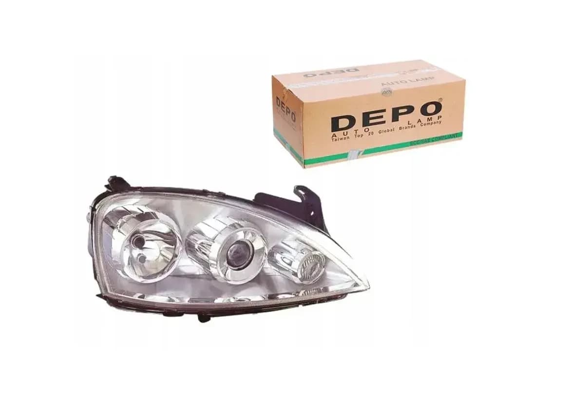 Opel Corsa C Sağ Mercekli Far Depo