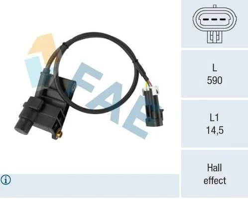 Opel Astra G (X14XE-X16XEL) Eksantrik Devir Sensörü Fae