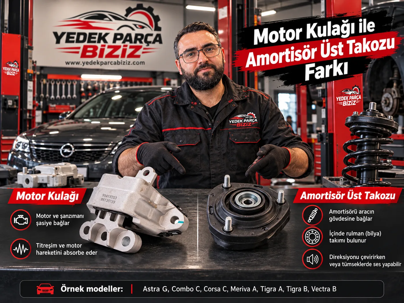 Amortisör Üst Takozundan Farkı
